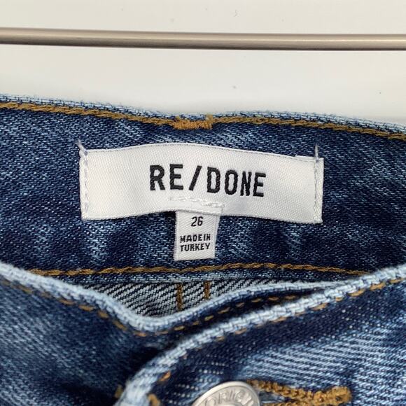 NEW! RE/DONE Levi's Easy Straight Size 26 Speedway jeans $315 msrp G17-13 - Picture 4 of 9